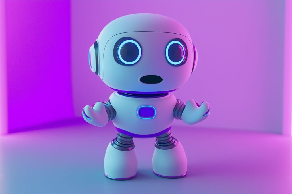 A confused robot representing what happens when custom GPT instructions are too vague