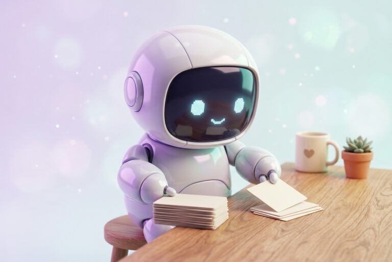 Robot sorting plain cards into two piles on a desk, a look at what software subscriptions to cancel